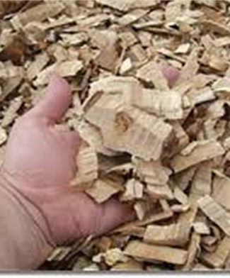 Corteccia e legname ad uso cippato